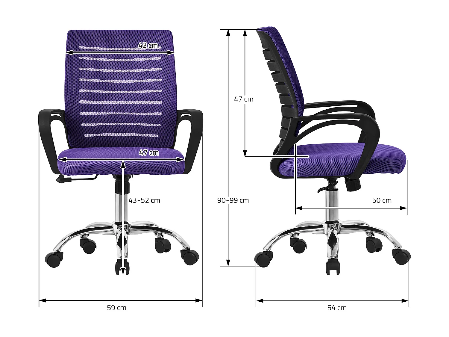 Chaise de bureau ergonomique Chaise de bureau Chaise d'ordinateur Chaise pivotan