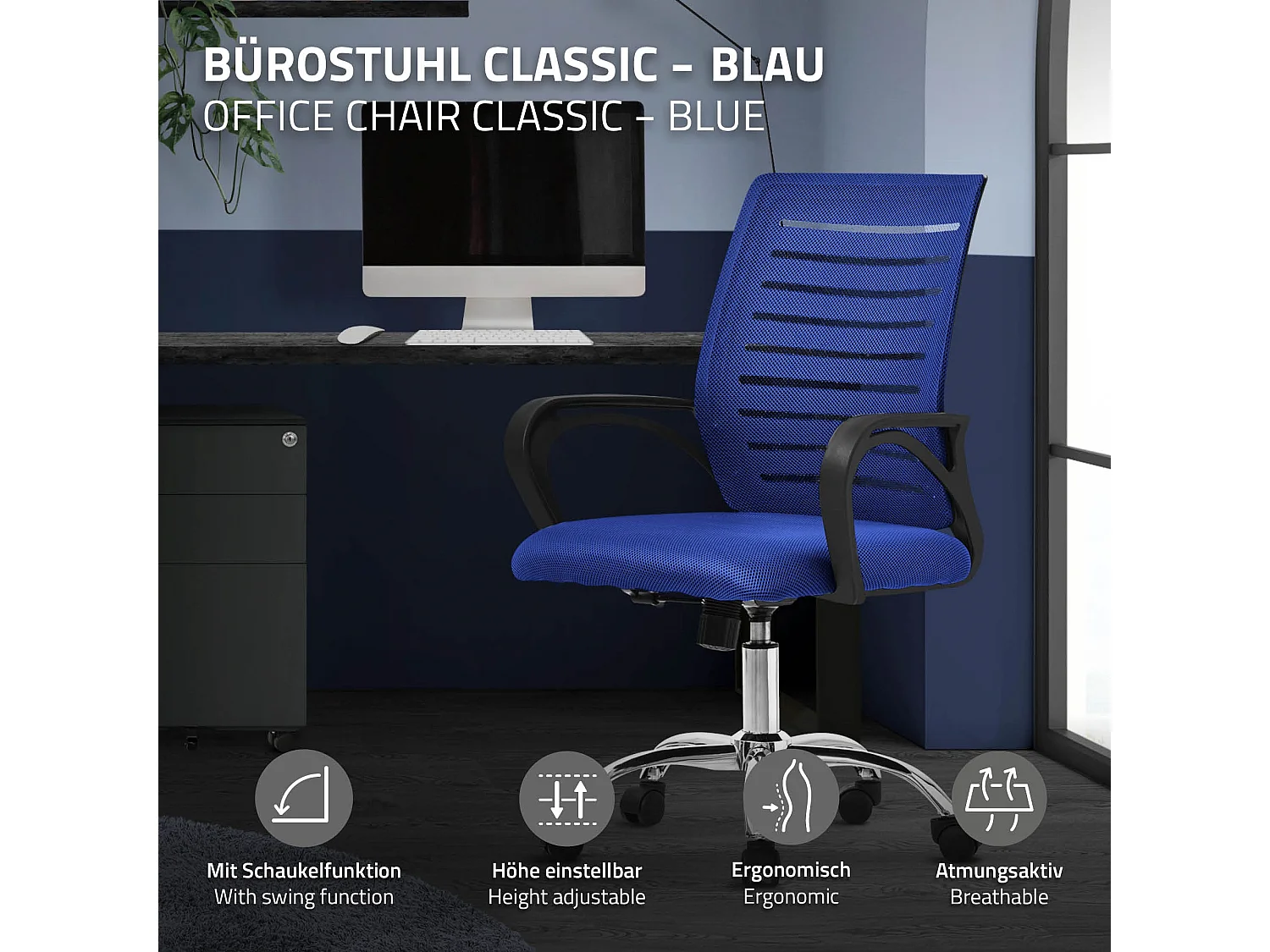 Chaise de bureau ergonomique Chaise de bureau Chaise d'ordinateur Chaise de jeu