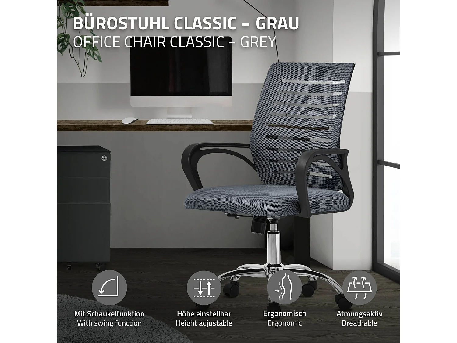 Chaise de bureau ergonomique Chaise de bureau Chaise d'ordinateur Chaise de jeu