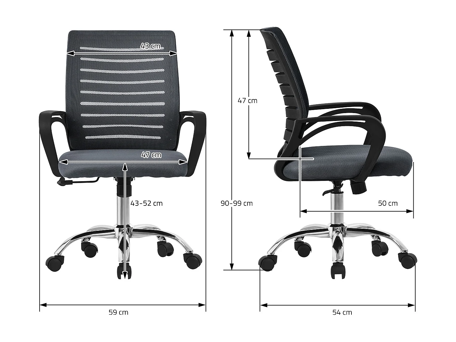 Silla de oficina Silla de escritorio ergonómica Silla de ordenador Silla de jueg