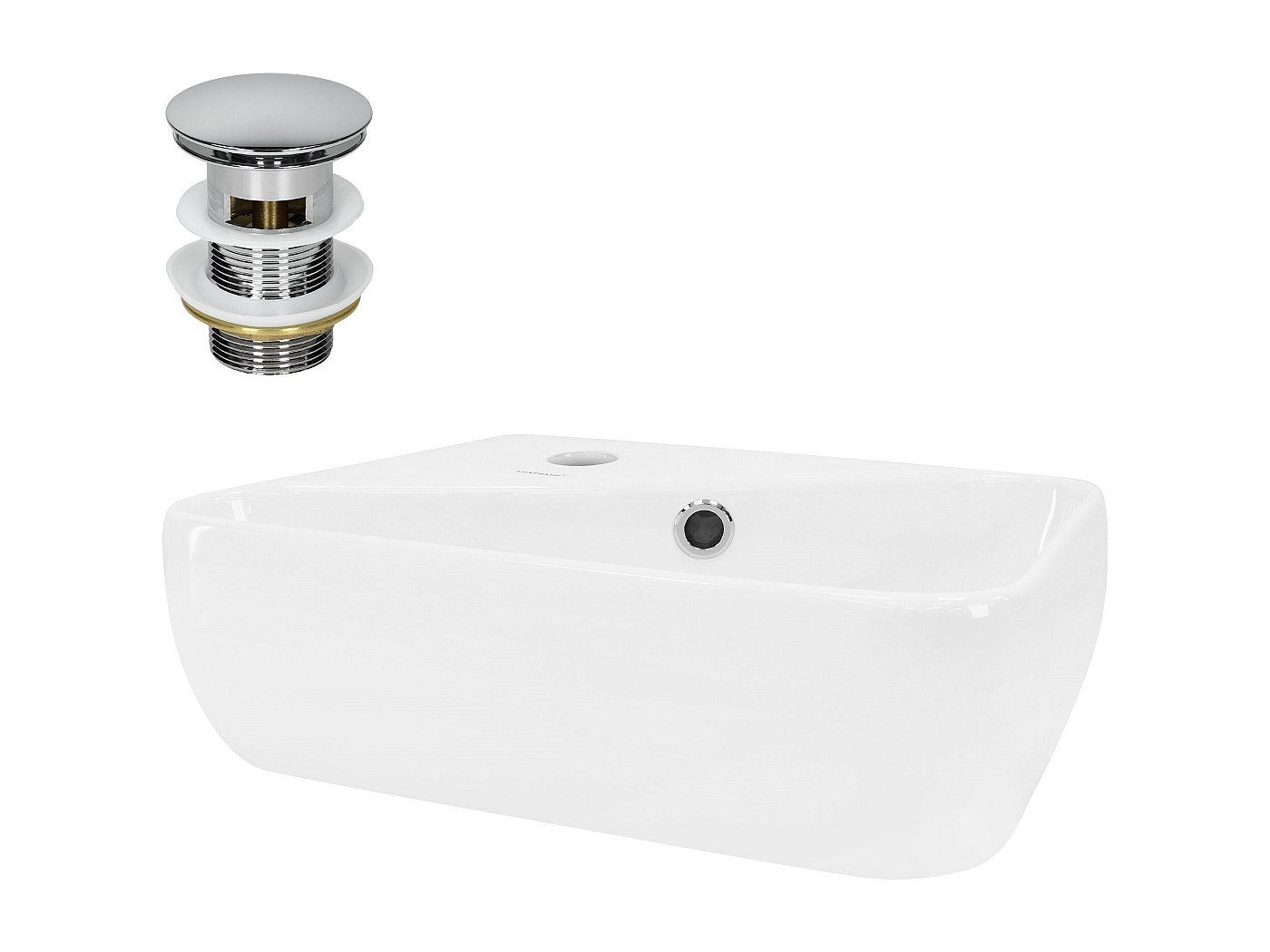 Lavandino Da Bagno In Ceramica - Lavello Bagno Consolle Supporto Per - Foto 2