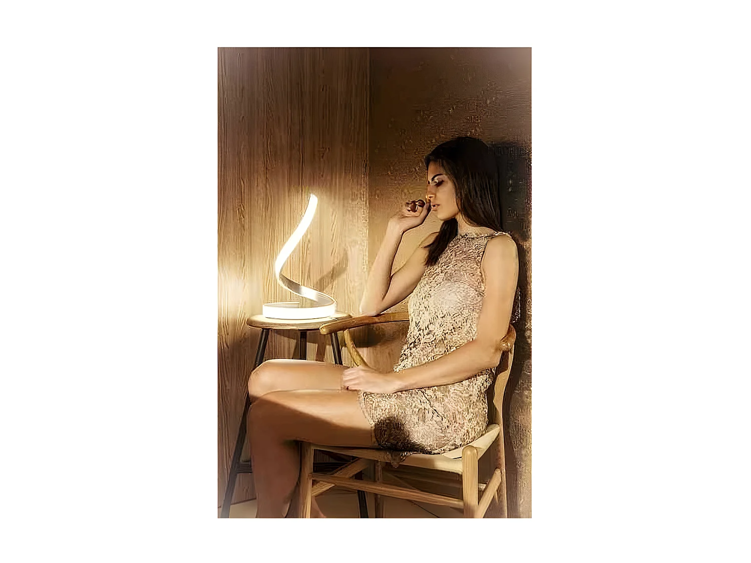 Lampe à poser design - NUR - ampoule led deco mantra