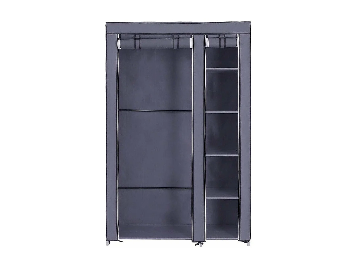 Armoire de rangement penderie grise 110 x 45 x 175 cm 12_0002298