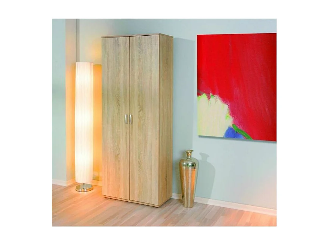 Armoire 2 Portes "Lorenzo" 189cm Chêne Sonoma
