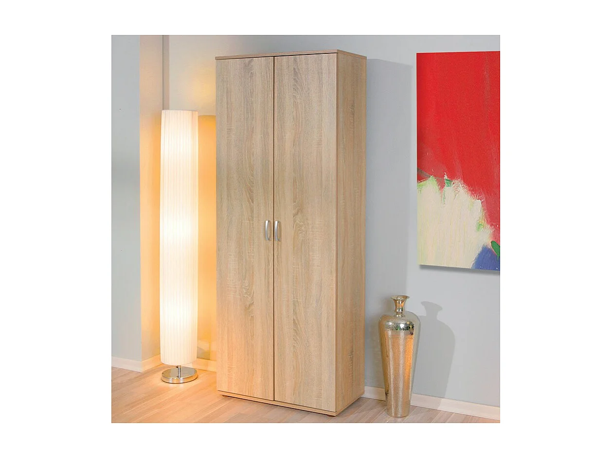 Armoire 2 Portes "Lorenzo" 189cm Chêne Sonoma