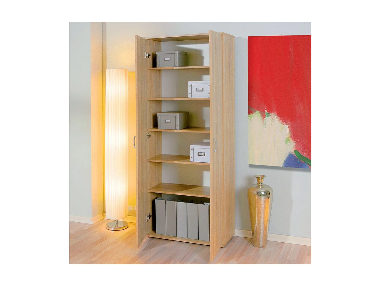 Armoire 2 Portes "Lorenzo" 189cm Chêne Sonoma