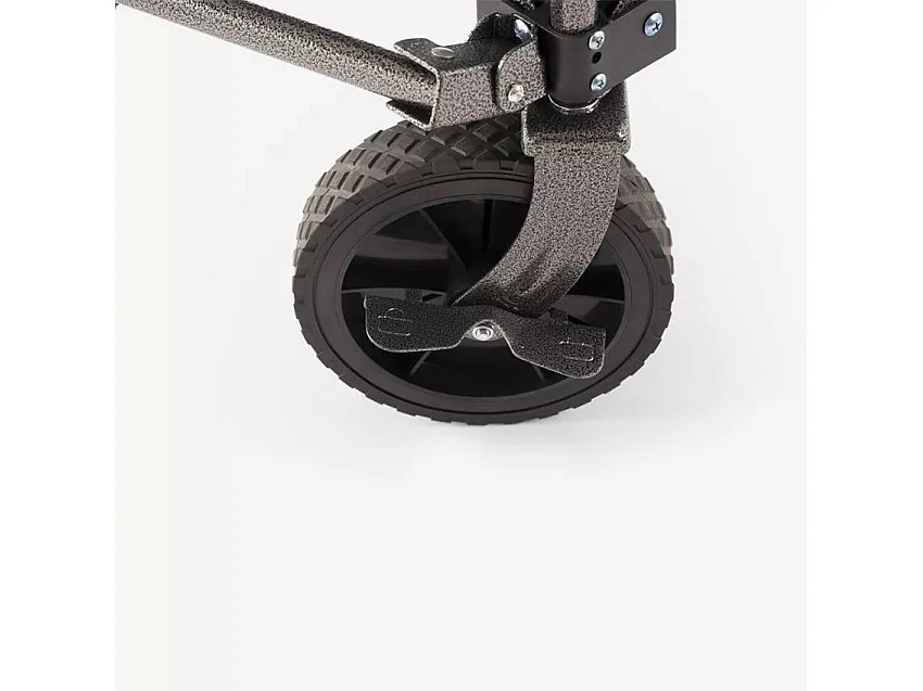 Carrello pieghevole 4 ruote giardino capacità 80 kg Giardinella