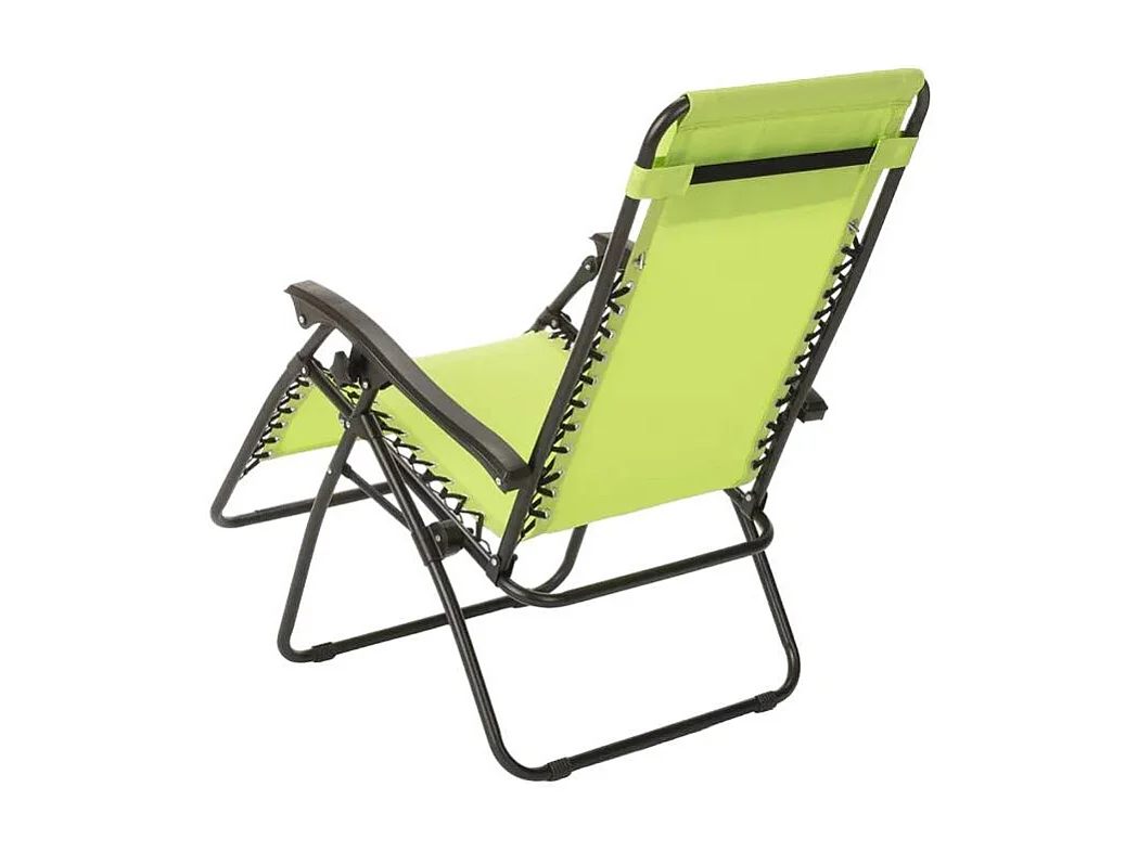 Tumbona plegable para playa jardín multiposición Emily Zero Gravity - Verde oscuro