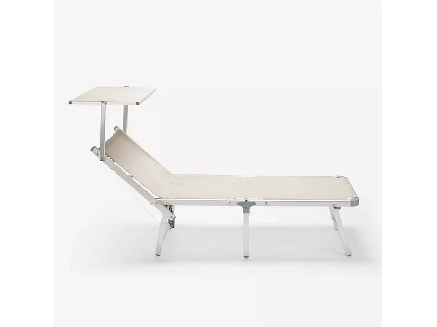 4 lettini da giardino pieghevoli moderni per piscina Fiji