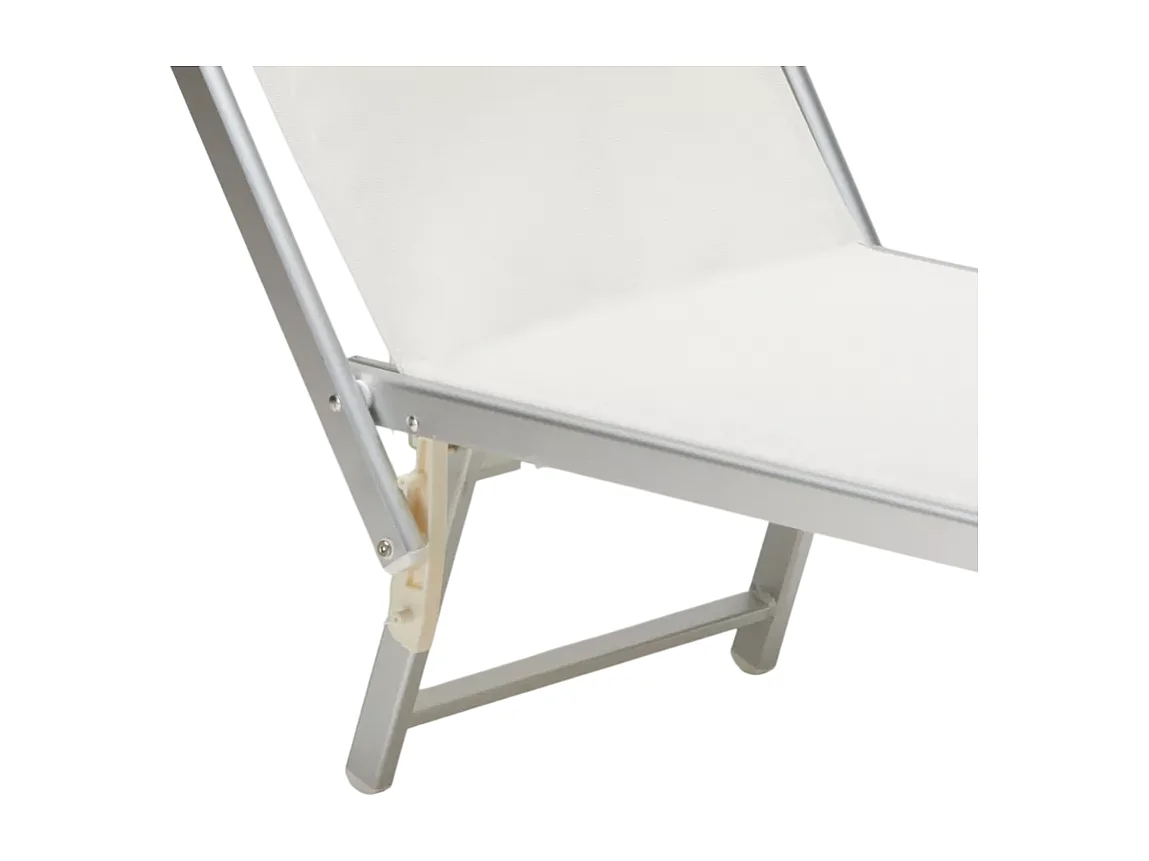 Set di 4 lettini da sole con parasole sdraio da spiaggia Hawaii