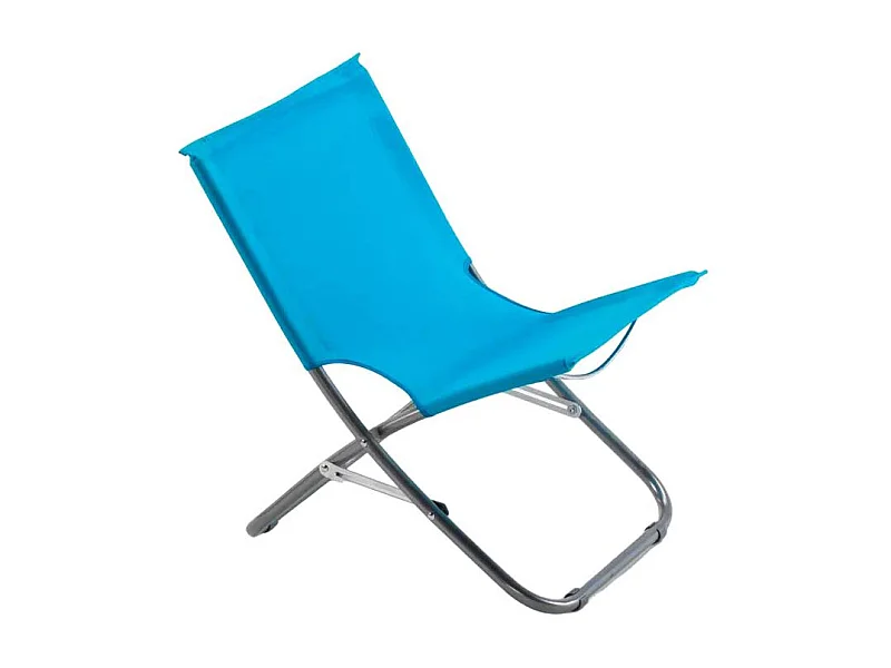 Silla de playa Piscina Acero Jardin Plegable Camping Rodeo - Azul Marino