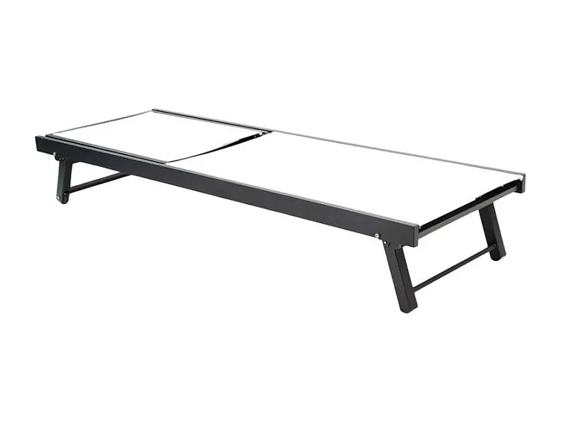 Lettino da spiaggia con ruote e schienale regolabile Miami