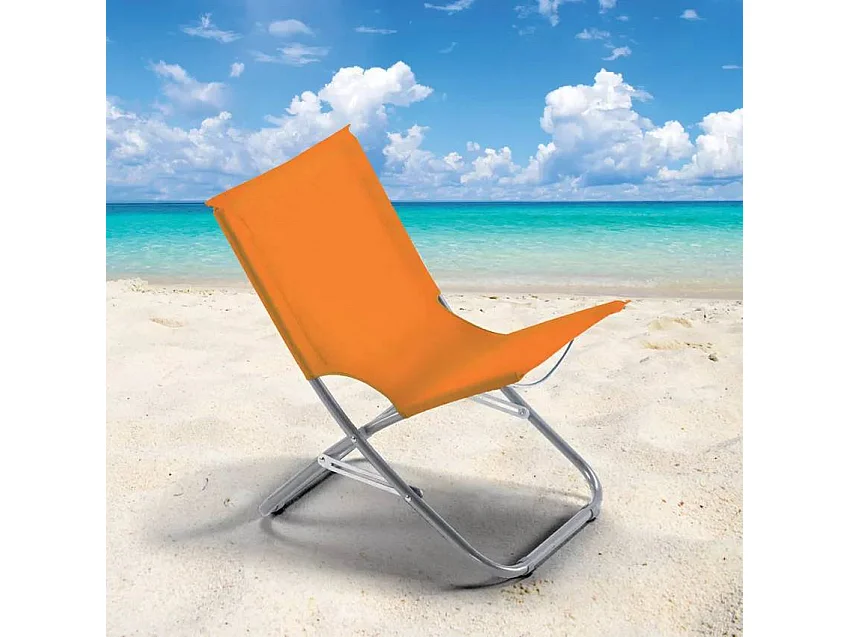Chaise pliable portable de plage et mer légère et solide INLET