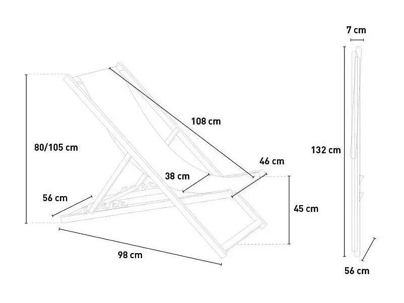4er Set Strandliegen Liegestühle Sonnenliegen aus Aluminium Riccione Gold - Blau
