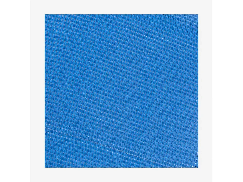 4er Set Strandliegen Liegestühle Sonnenliegen aus Aluminium Riccione Gold - Blau