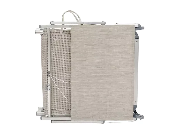 Bain de soleil de jardin transat piscine pliant en aluminium MALISS