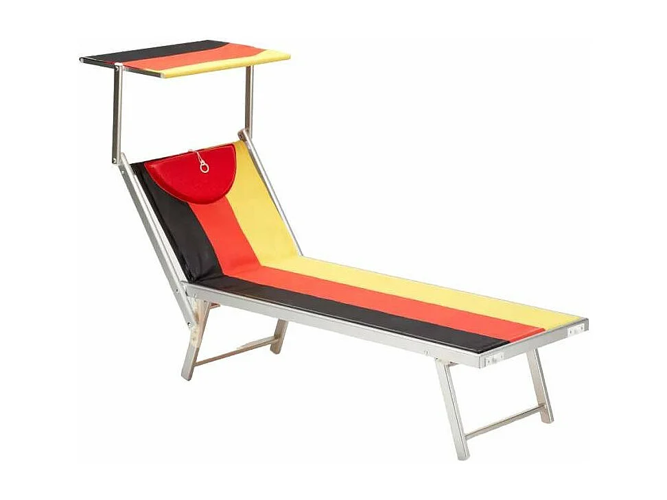 Lettino da spiaggia professionale in alluminio Europa
