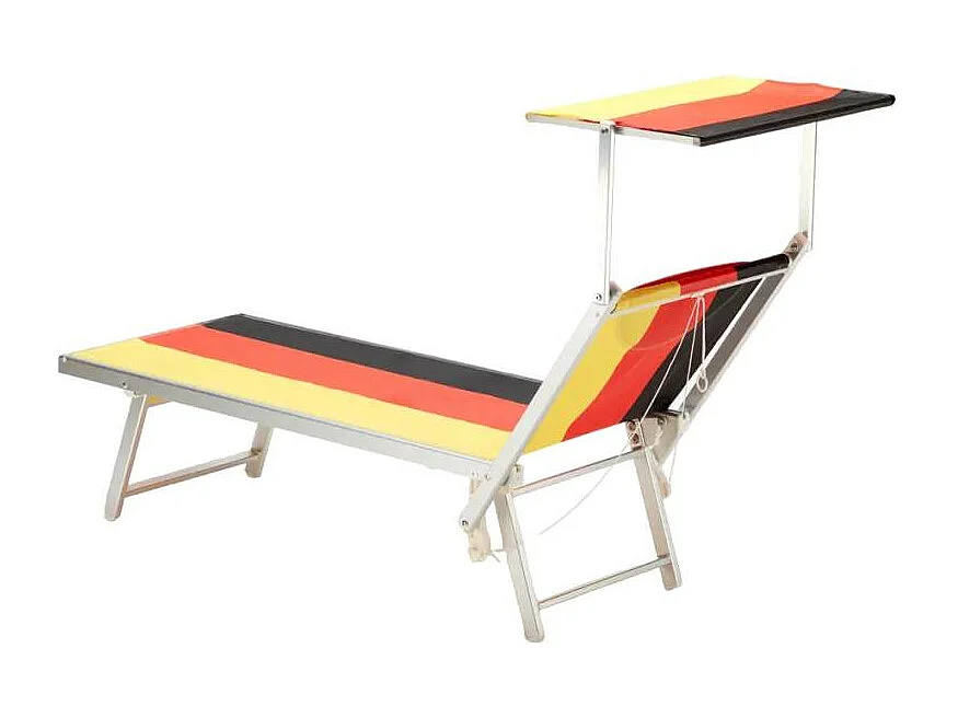 Lettino da spiaggia professionale in alluminio Europa