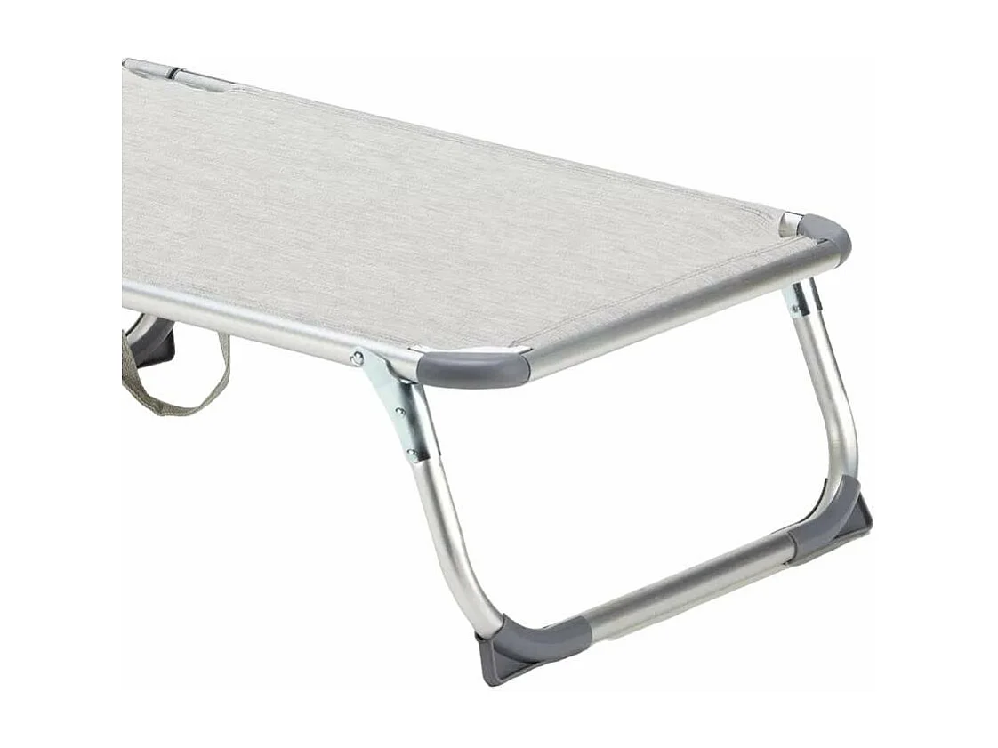 Lot de 4 bains de soleil avec pare-soleil transat robuste BREATHE