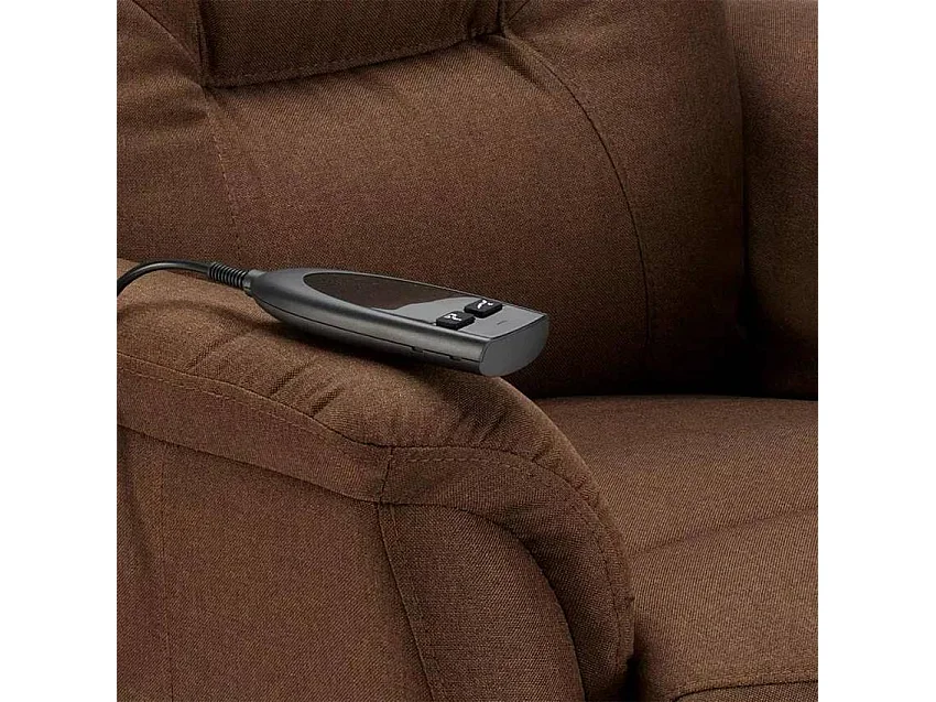 Poltrona reclinabile elettrica in tessuto per anziani Sirio