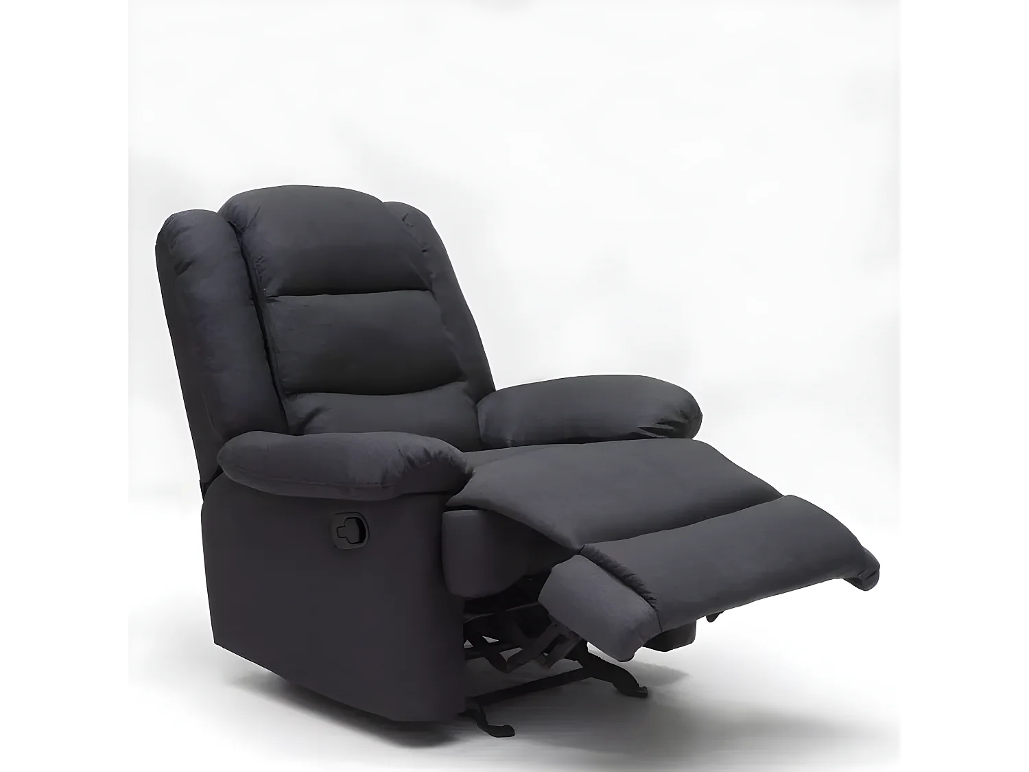 Poltrona relax reclinabile poggiapiedi tessuto design moderno Galassia