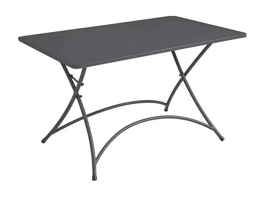 Mesa rectangular plegable 120x70 cm de exterior jardín bar Plan