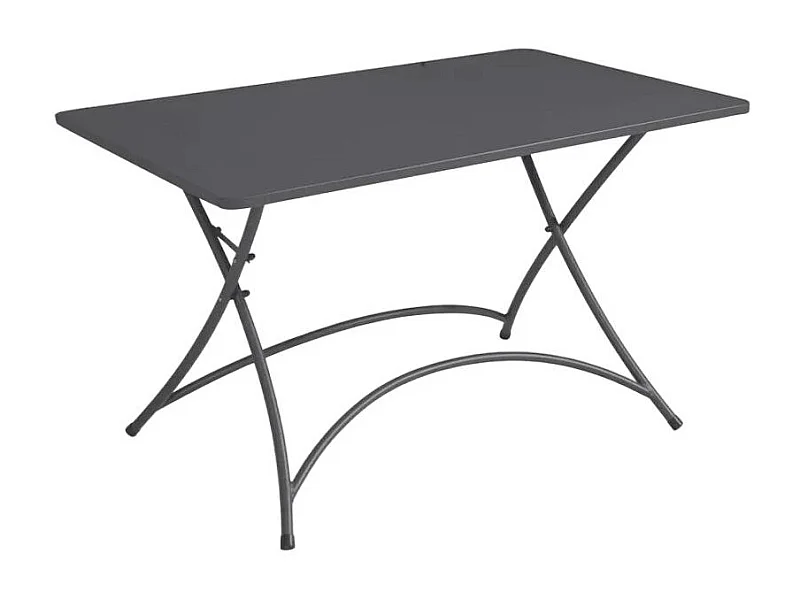 Mesa rectangular plegable 120x70 cm de exterior jardín bar Plan