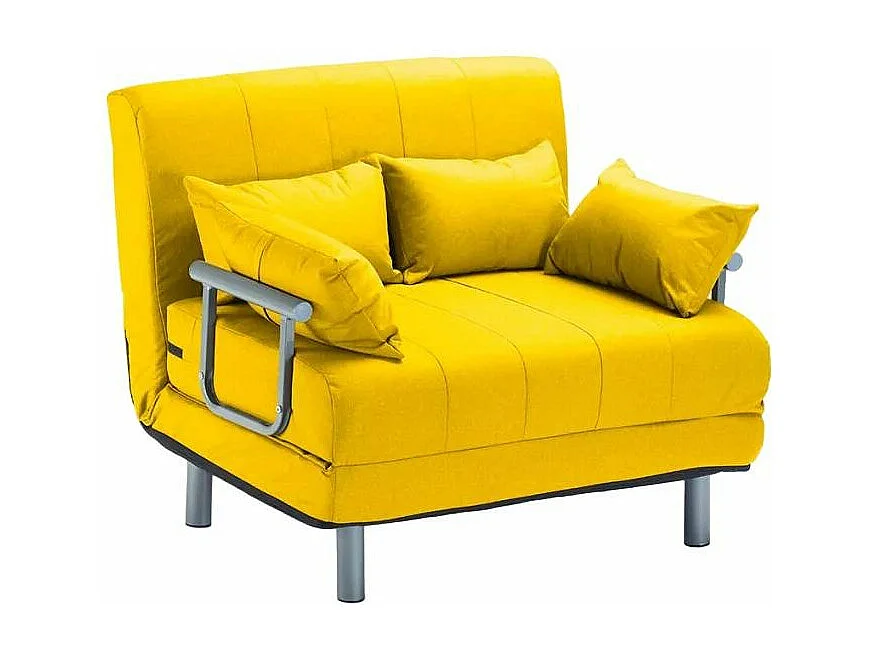 Poltrona convertibile robusta in tessuto letto convertibile Luna