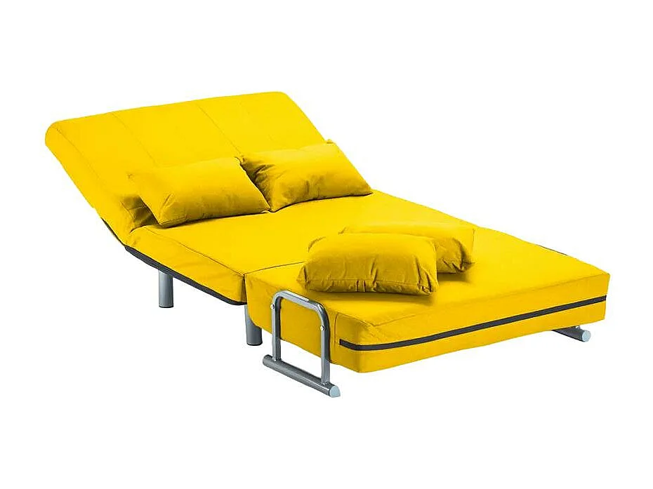 Poltrona convertibile robusta in tessuto letto convertibile Luna