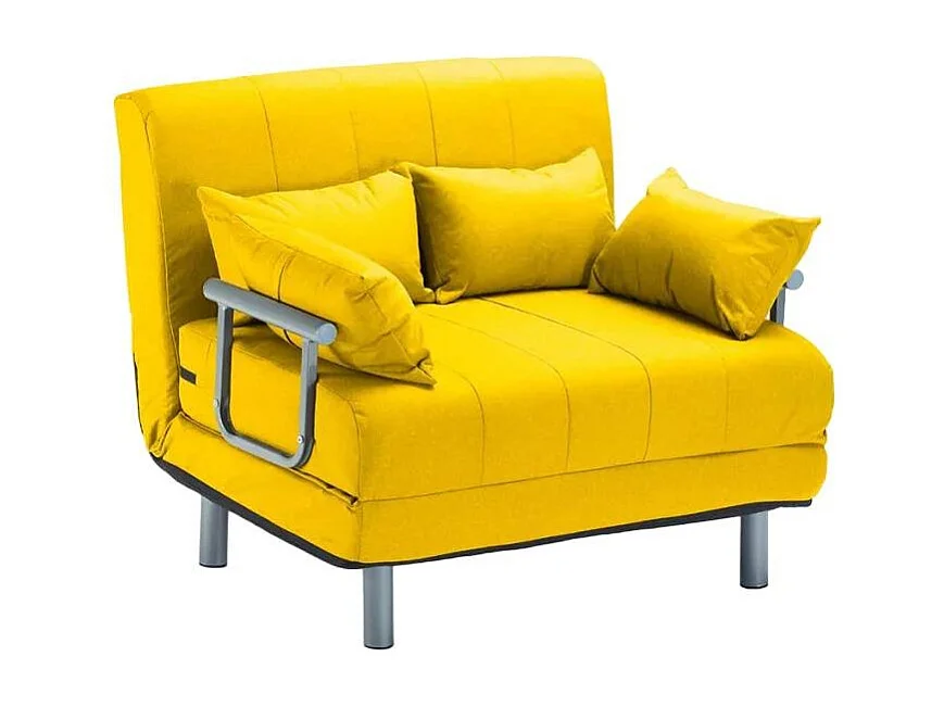 Fauteuil convertible robuste en tissu lit convertible SALINGER