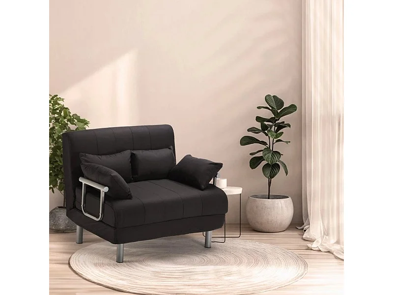 Poltrona convertibile robusta in tessuto letto convertibile Luna