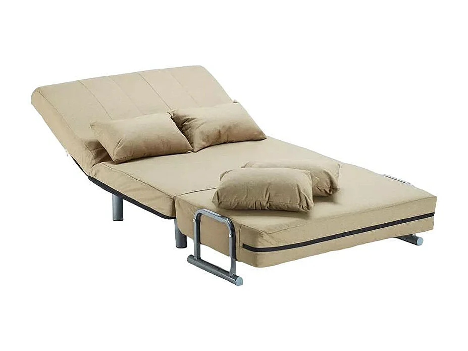 Poltrona convertibile robusta in tessuto letto convertibile Luna