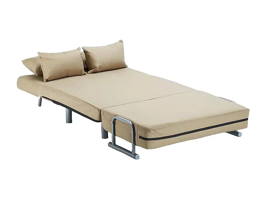 Fauteuil convertible robuste en tissu lit convertible SALINGER