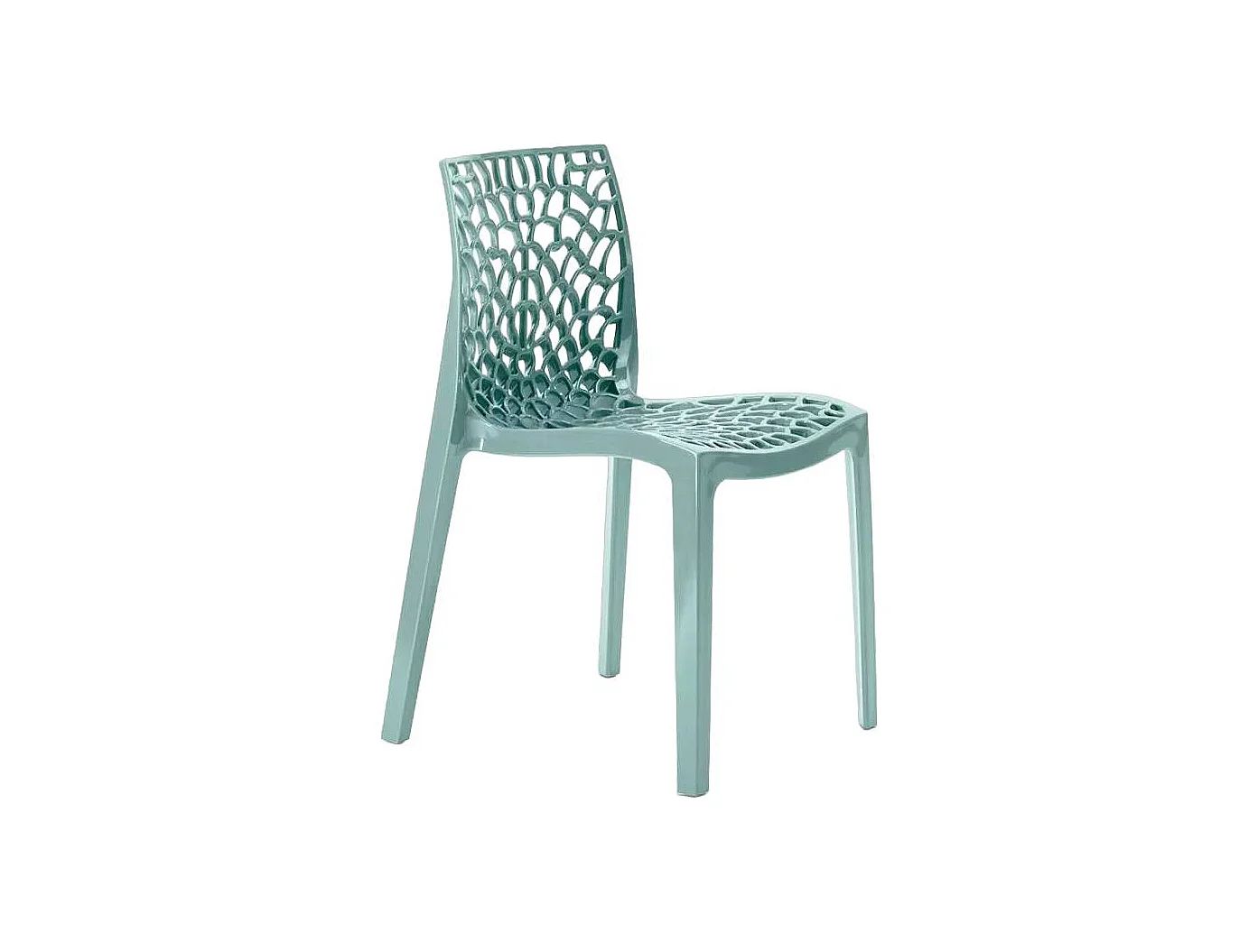 SET 2 SEDIE DESIGN Cucina Bar in Polipropilene Impilabili