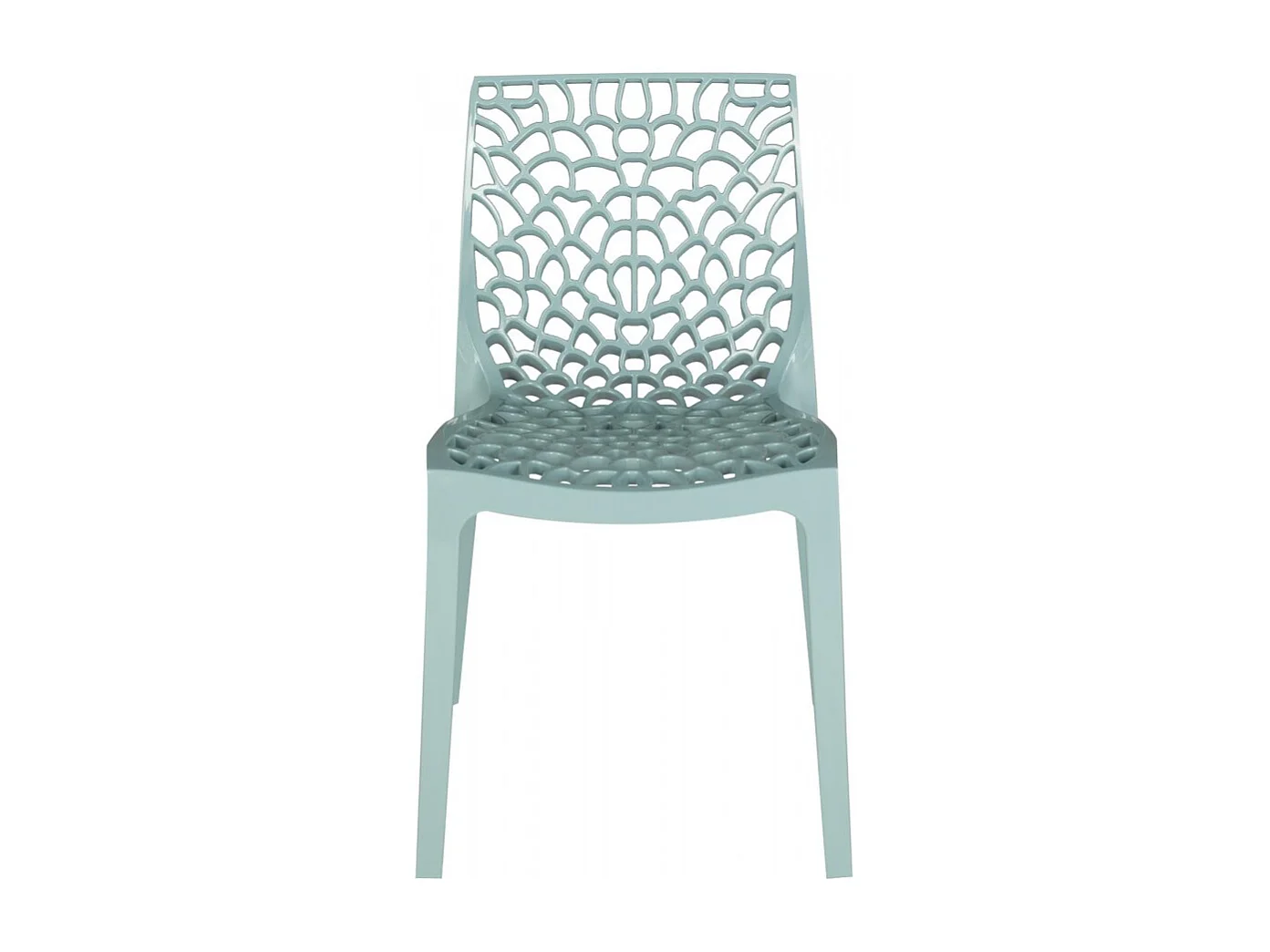 Silla Gruvyer para Cocina y Bar de Polipropileno Apilable Grand Soleil - Verde 3