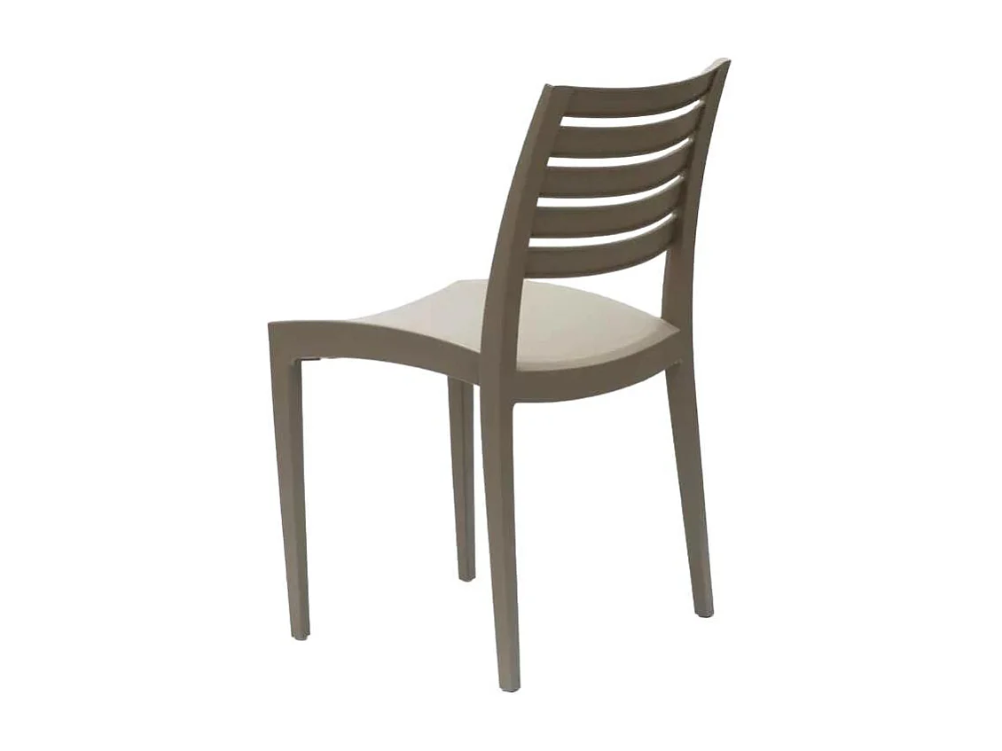 Stock 24 Sillas De Polipropileno Restaurantes Firenze Grand Soleil - Beige