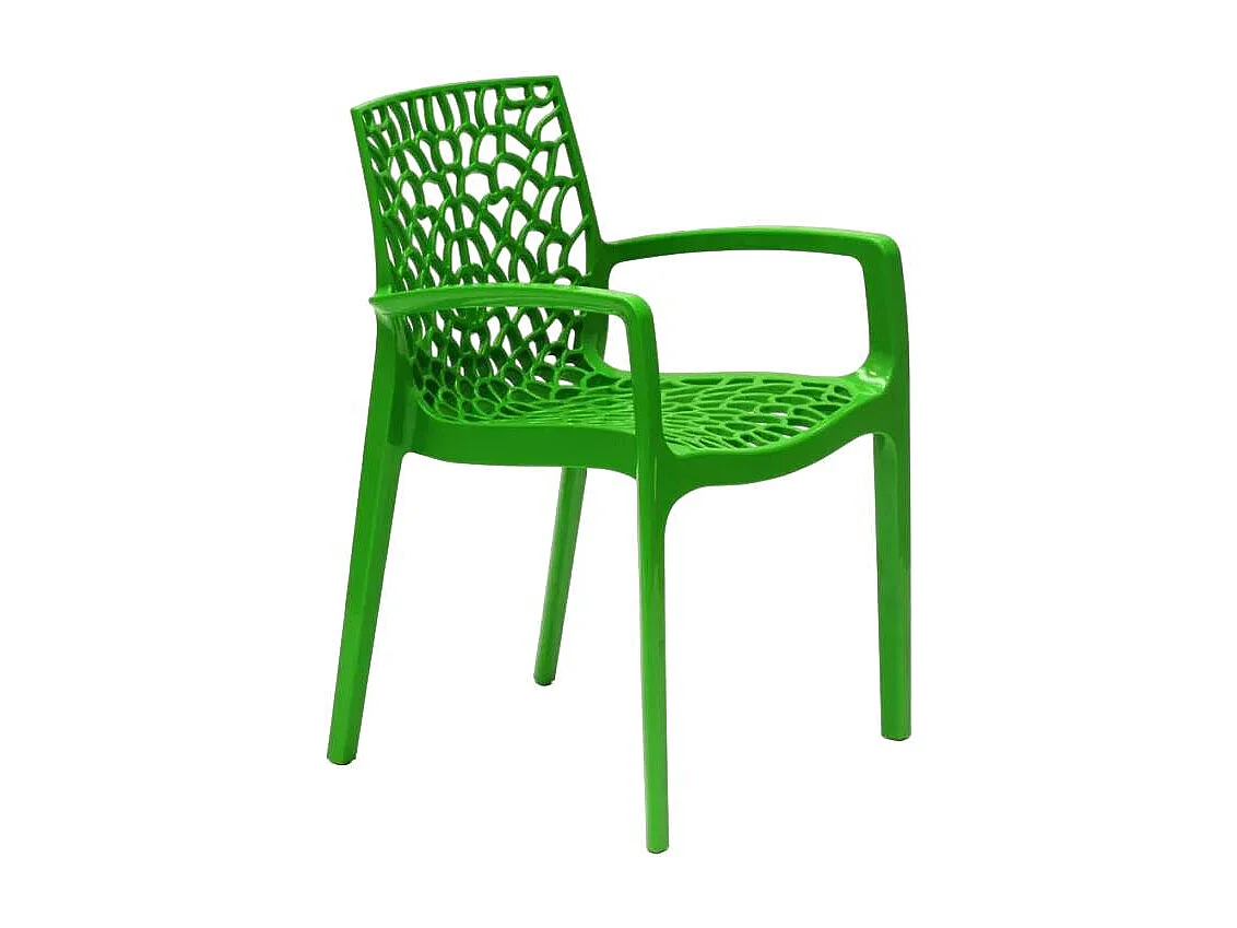 Chaise de jardin en polypropylène gruvyer avec accoudoirs FREYDIS