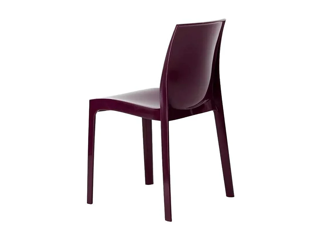 18 sedie da esterno impilabili robuste comode design Salvia