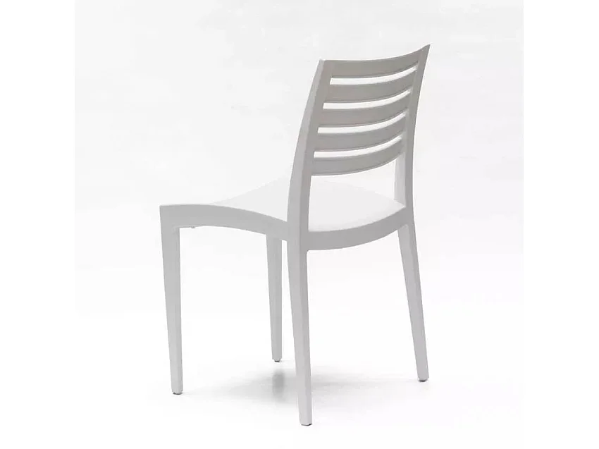 Stock 24 Sillas De Polipropileno Restaurantes Firenze Grand Soleil - Blanco