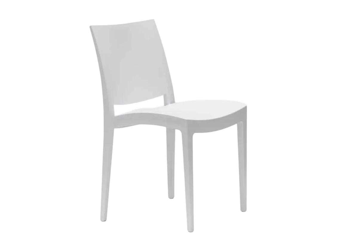 Stuhl aus Polypropylen für Küche, Bar und Restaurant Grand Soleil Trieste - Weiß