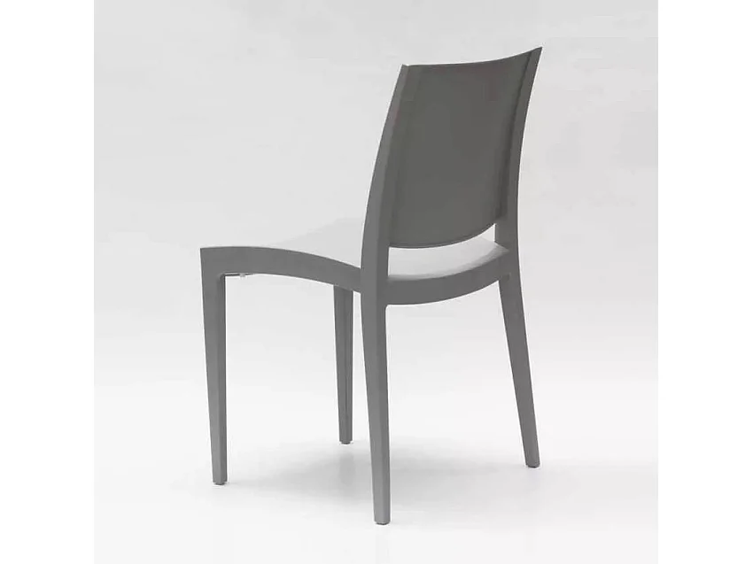 Stock 24 Sillas De Polipropileno Restaurantes Trieste Grand Soleil - Gris