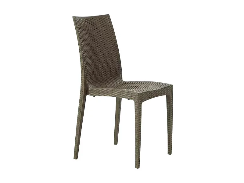 Silla de comedor en ratán apilable Bistrot Grand Soleil oferta stock 22 piezas