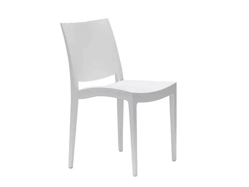 Lot de 24 chaises de jardin empilable polypropylène restaurant OLAFUR
