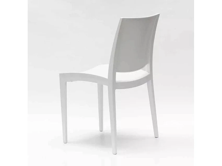 Lot de 24 chaises de jardin empilable polypropylène restaurant OLAFUR