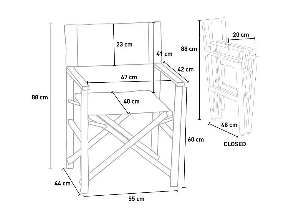 2 Sillas playa mar plegable portátil aluminio textilene Regista Gold - Blanco