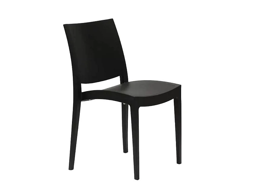 Lot de 24 chaises de jardin empilable polypropylène restaurant OLAFUR