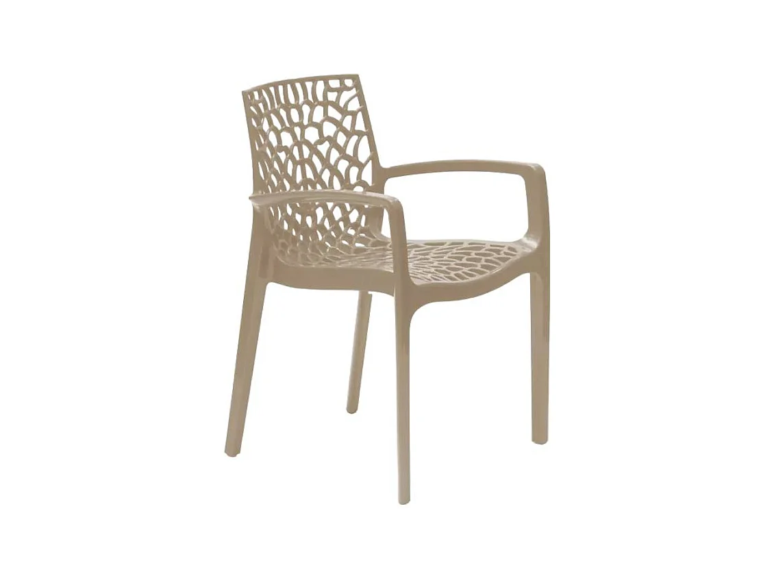 SET 2 POLTRONE DESIGN polipropilene giardino bar