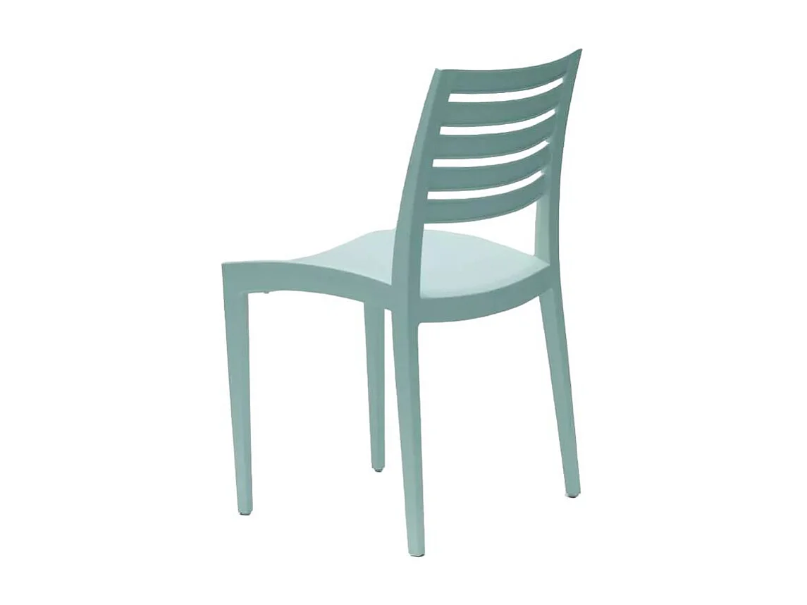 Chaise de jardin empilable en polypropylène intérieur extérieur AMMA