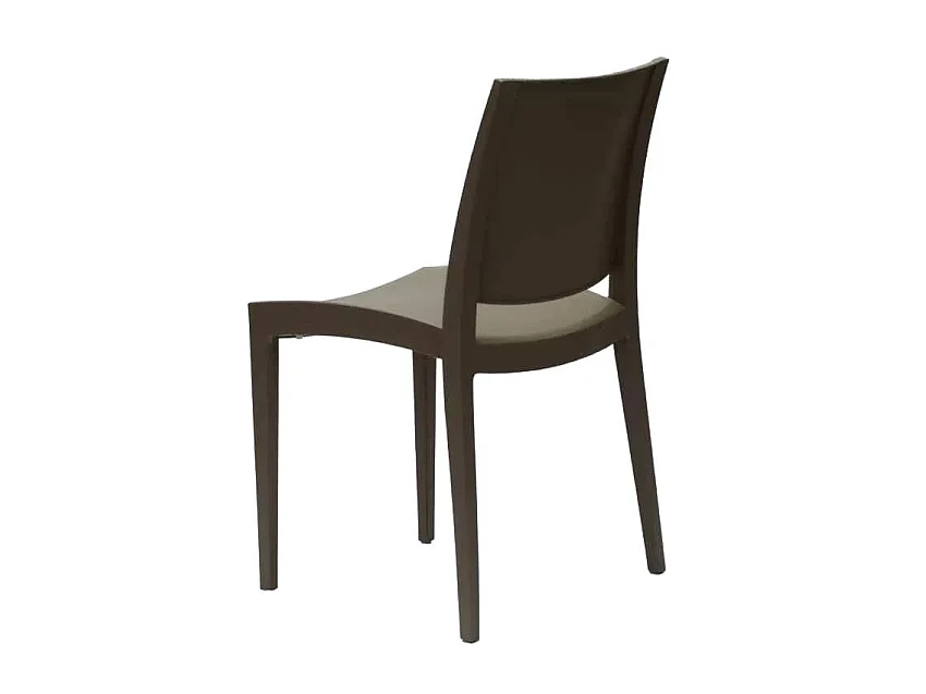 Stock 24 Sillas De Polipropileno Restaurantes Trieste Grand Soleil - Marrón