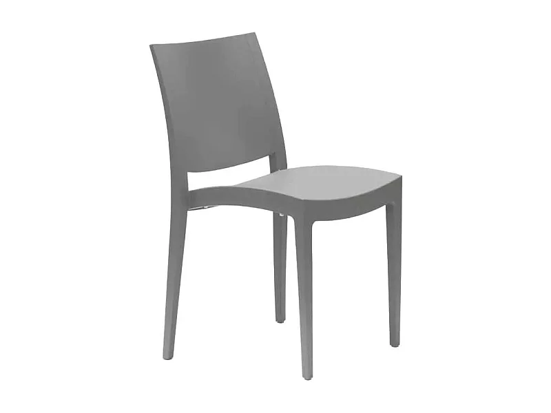 Stuhl aus Polypropylen für Küche, Bar und Restaurant Grand Soleil Trieste - Grau